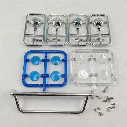 TOUCAN RC HOBBY  Plastic Spare Part 4 Base Round Roof Light A for 1/14 Tractor Truck RC Cars Radio Controlled DIY Model
