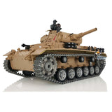 1/16 Scale TK7.0 Customized Version Henglong Panzer III H Ready To Run RC Model Tank 3849 Metal Tracks Wheels Smoke Sound BB IR