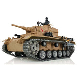 1/16 Scale TK7.0 Customized Version Henglong Panzer III H Ready To Run RC Model Tank 3849 Metal Tracks Wheels Smoke Sound BB IR