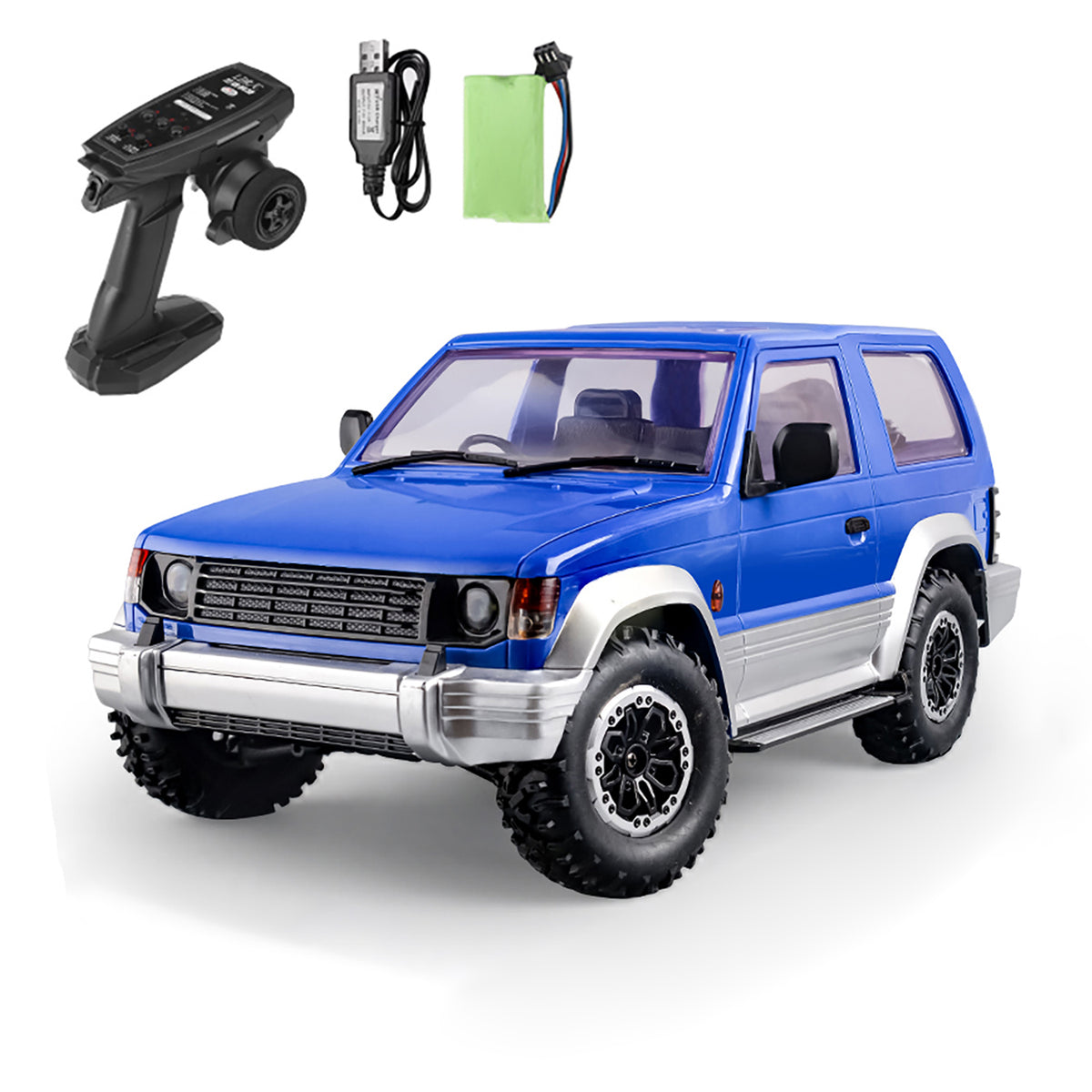 4WD 1/14 Drahtlose Steuerung Geländewagen 4x4 RC Crawler Automodell LDRC LD1297 Weiche Gummireifen Simulierte Kraftübertragungsbox