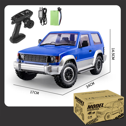 4WD 1/14 Drahtlose Steuerung Geländewagen 4x4 RC Crawler Automodell LDRC LD1297 Weiche Gummireifen Simulierte Kraftübertragungsbox