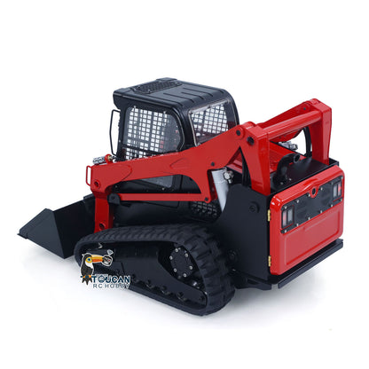 1/14 TH-X SM770 RC Tracked Loader Driver Cabin Interior View With Steering Controls