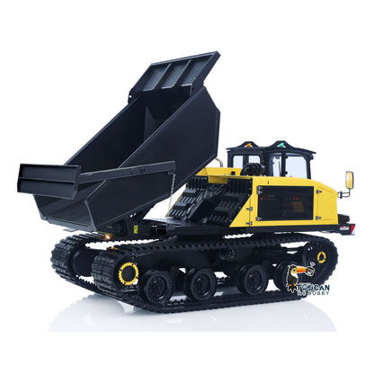 FROG T14R Metal 1/14 Dump Truck Hydraulic Crawler with Tailgate Version including Frsky X14 Radio and Electric Wiper with Battery Charger