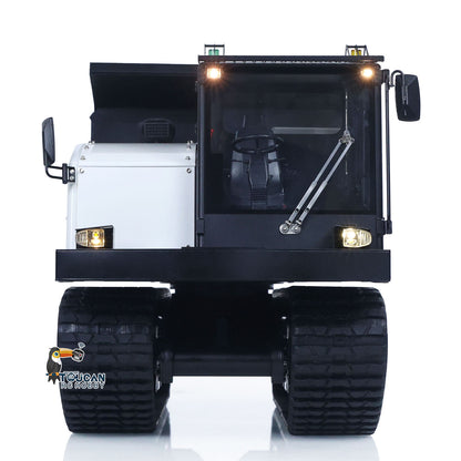 FROG T14R Metal 1/14 Dump Truck Crawler Hydraulic with One-Key Automatic Dump and 360-Degree Bucket Rotation featuring Frsky X14 Transmitter and Full Electronics