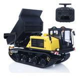 FROG T14R Metal 1/14 Dump Truck Rubber Tracked Hydraulic Tipper with 16CH Radio and 2-Speed Wiper including Lights Sound and Battery Charger