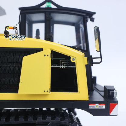 FROG T14R Metal 1/14 Dump Truck Crawler Hydraulic with One-Key Automatic Dump and 360-Degree Bucket Rotation featuring Frsky X14 Transmitter and Full Electronics