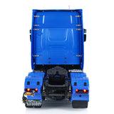 1/14 RC Tractor Truck Tamiya 770S 56368 Metal Blue Painted Rear Quarter View 3-speed Transmission