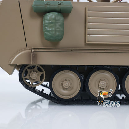 1/16 RC Armored Personnel Carrier TD 360 Degree Machine Gun Turret Rotation Demonstration