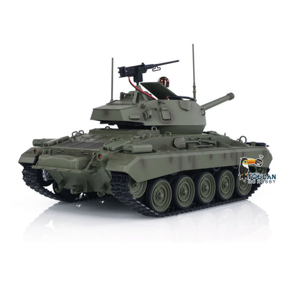 1/16 RC Light Tank M2402 With Smoke Simulation Unit And LED Lights Side Profile