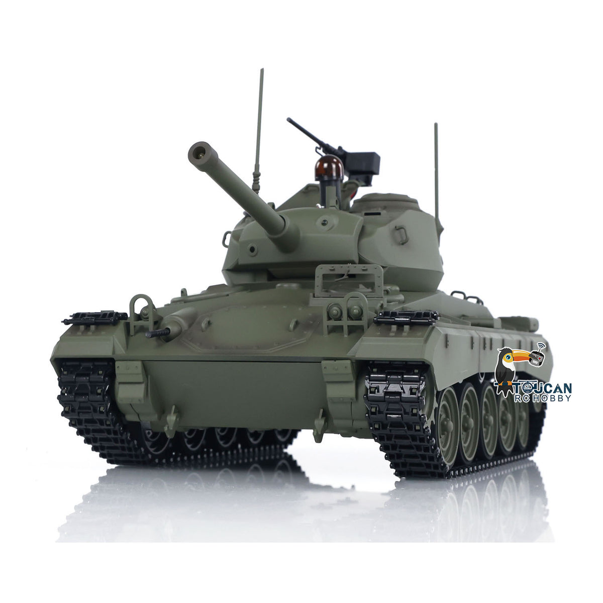 1/16 RC Military Vehicle M2402 Simulated Tank Engine Sound System Top View