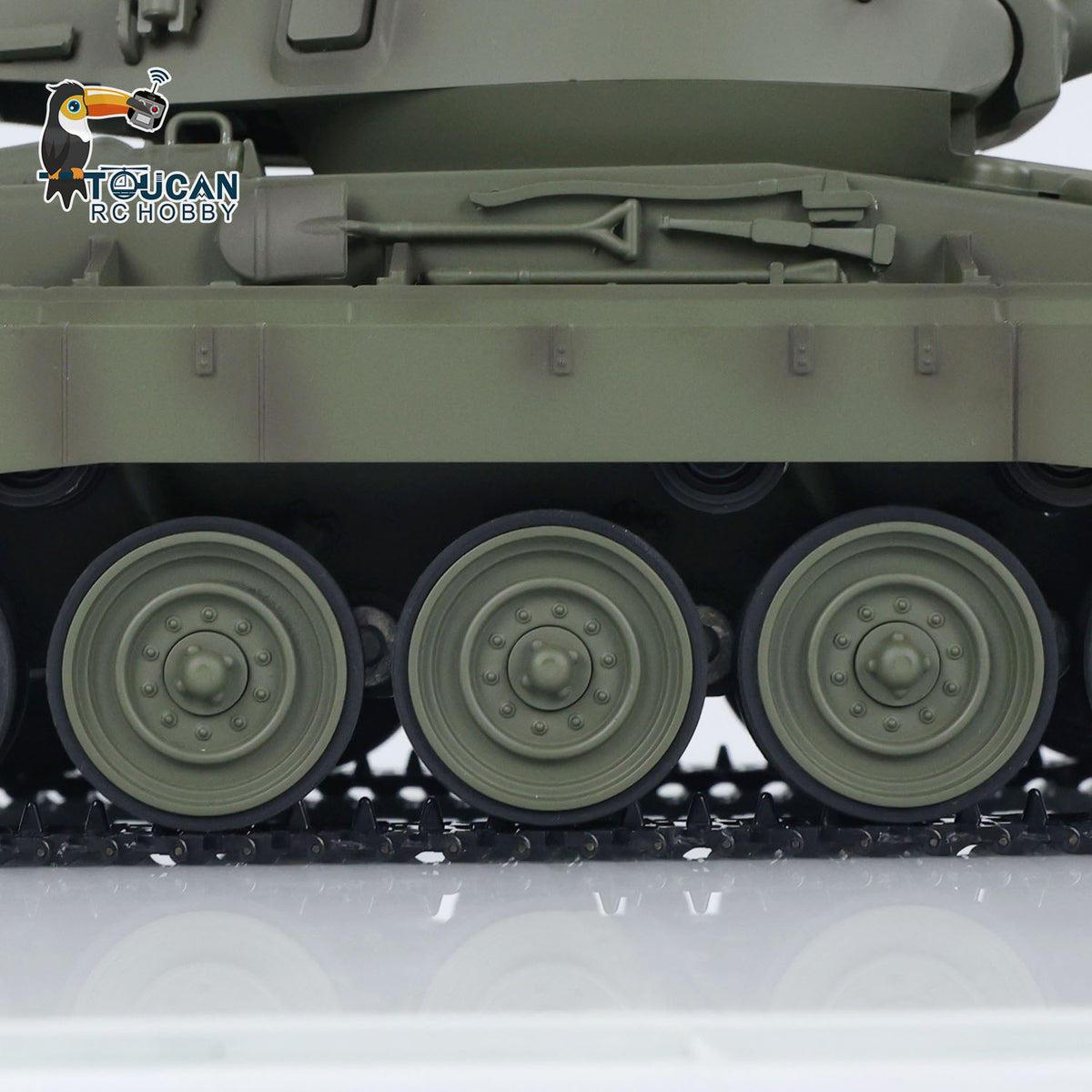 1/16 RC Tank M2402 Assembled Painted Military Green Factory Finished