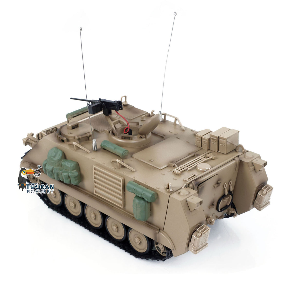 1/16 TD RC APC with Infrared Battle System 360 Degree Turret Rotation Side Profile