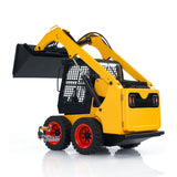 SM450 Metal 1/14 Loader Skid Steer Hydraulic Wheeled with FlySky I6S Radio including Lights Sound Battery and Charger