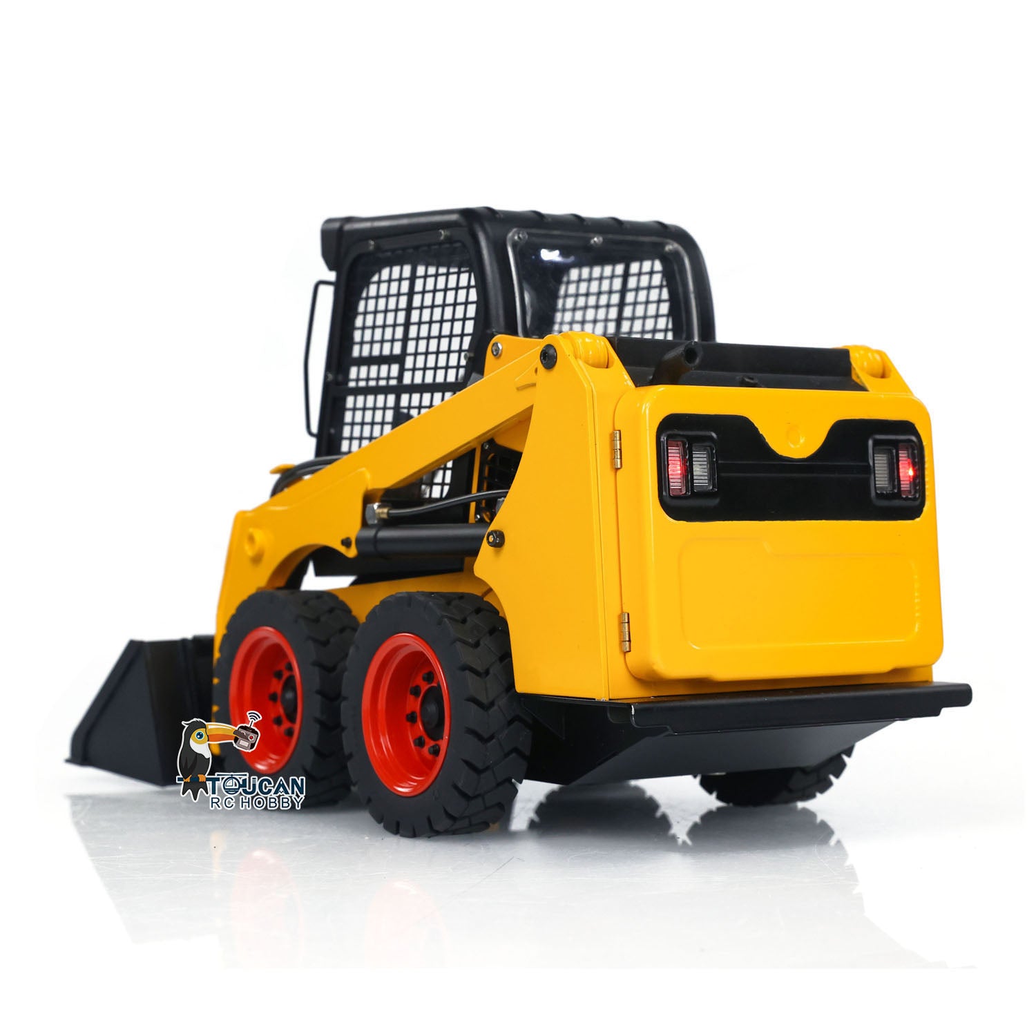 SM450 Metal 1/14 Loader with Hydraulic System and Skid Steer Drive featuring Sound Light Module and Full Electronics Package Battery Included