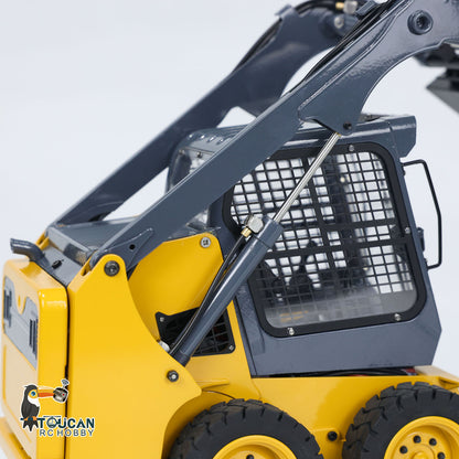SM450 Metal 1/14 Loader Wheeled Hydraulic with Skid Steering and Sound System plus FlySky Radio Battery Charger Ready to Run