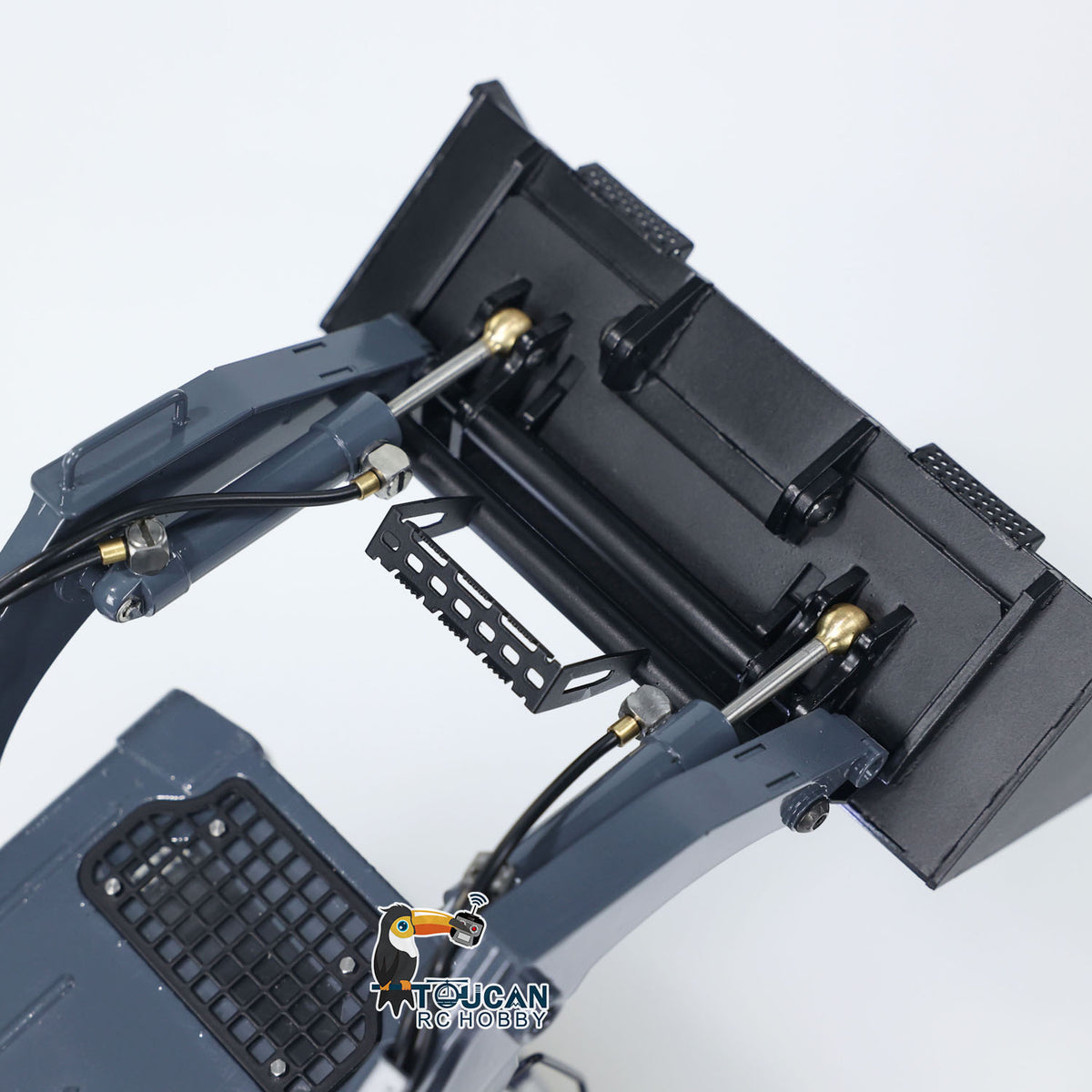 SM450 Metal 1/14 Loader Hydraulic Skid Steer with I6S Transmitter and 3S Battery Charger including ESC Servo Motor and Light Kit