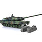 Henglong 1/16 TK7.0 Leopard2A6 RTR RC Tank 3889 with 360 Degrees Turret BB Infrared Combat Smoke Metal Tracks Sprockets Idlers Wheels