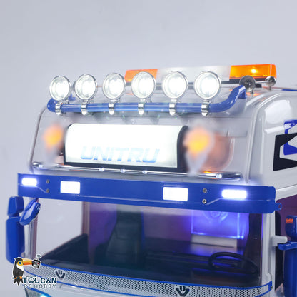 1/14 RC Tractor Truck 10x10 Metal Chassis Unitru-04 Full Metal 3-Speed Transmission and 540 Motor