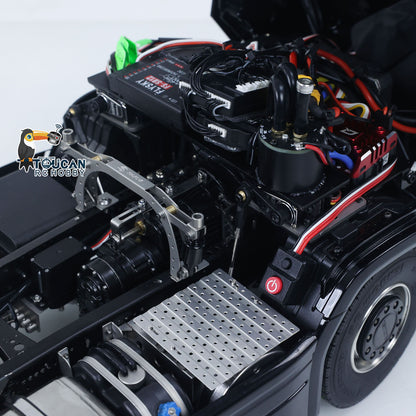  1/14 RC Lorry Unitru 05 770S 3S Battery and E350 Charger Included Package
12. 1/14 Unitru 770S RC Truck Wheel Side Reduction Axles Increased Torque Close Up