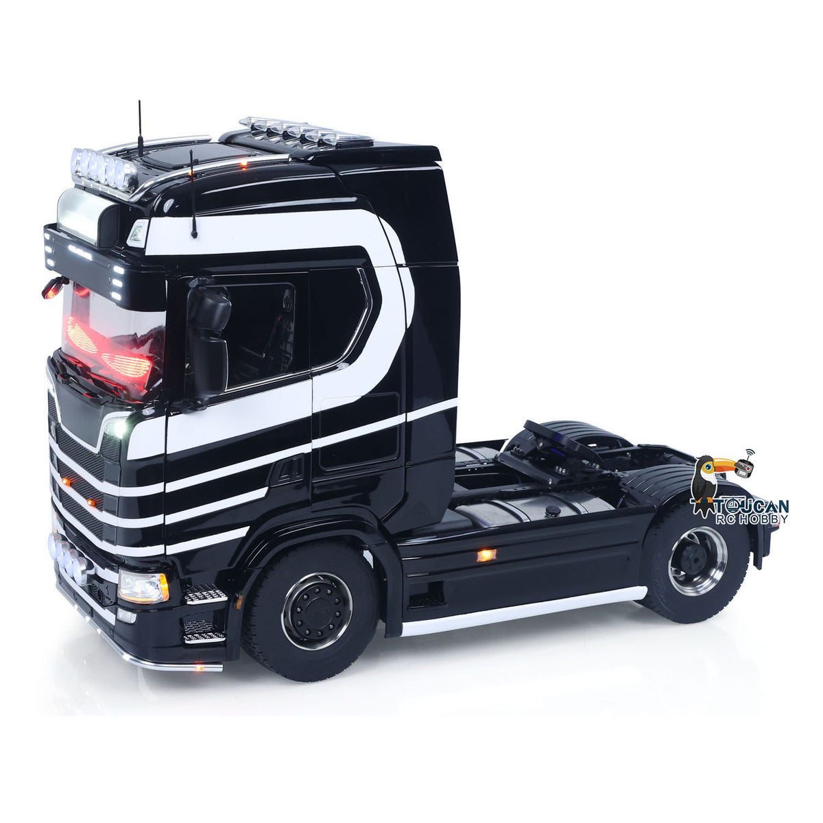 1/14 RC Truck Unitru 05 770S 3 Speed Full Metal Gearbox 540 Brushed Motor Front Angle