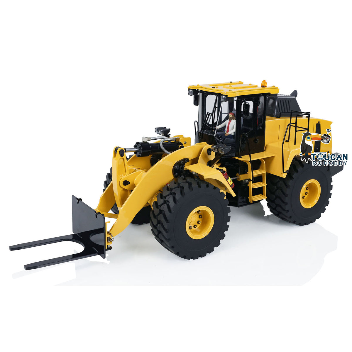 1/14 XDRC Metal Hydraulic Loader Bucket Lifting Action Demonstration