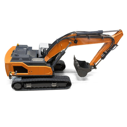 XDRC 945 Metal 1/14 Excavator Hydraulic Construction Model with PL18EV Transmitter, Servo, ESC, and Rotating Beacon  