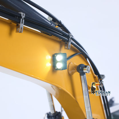 XDRC 945 Metal 1/14 Excavator Full Hydraulic RTR with 5CH Valve, PL18EV Radio, Sound System, and Lights  