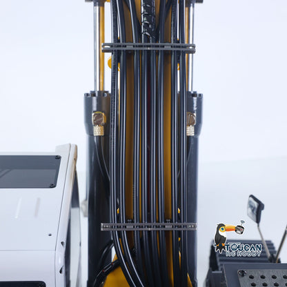 XDRC 945 Metal 1/14 Excavator Full Hydraulic RTR with 5CH Valve, PL18EV Radio, Sound System, and Lights  