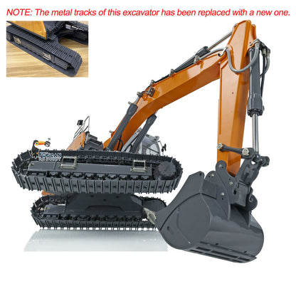 XDRC 945 Metal 1/14 Excavator Hydraulic Crawler Ready to Run with Servo, ESC, and Quick Coupler  