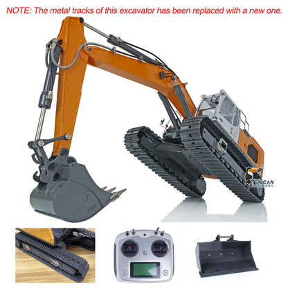XDRC 945 Metal 1/14 Excavator Tracked Hydraulic Model with 3.5MPA Pump and Planetary Reducer 