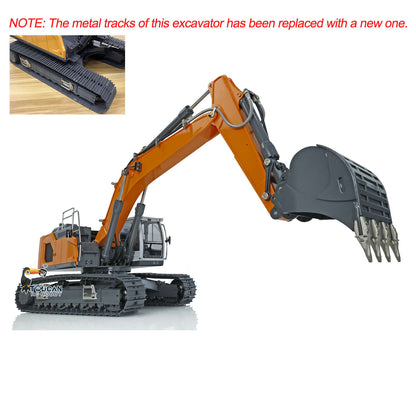 XDRC 945 Metal 1/14 Excavator Hydraulic Crawler Ready to Run with Servo, ESC, and Quick Coupler  