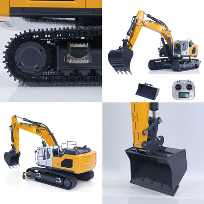 XDRC 945 Metal 1/14 Excavator Tracked Hydraulic Model with 3.5MPA Pump and Planetary Reducer 