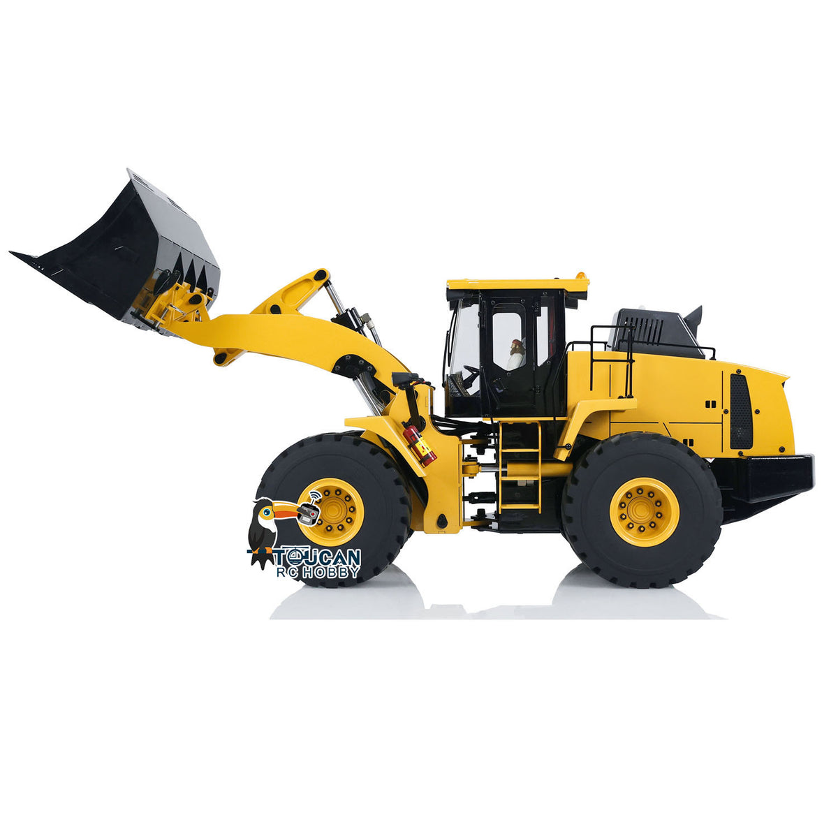 1/14 RC Hydraulic Loader XDRC Minimum Turning Radius 300mm Maneuverability