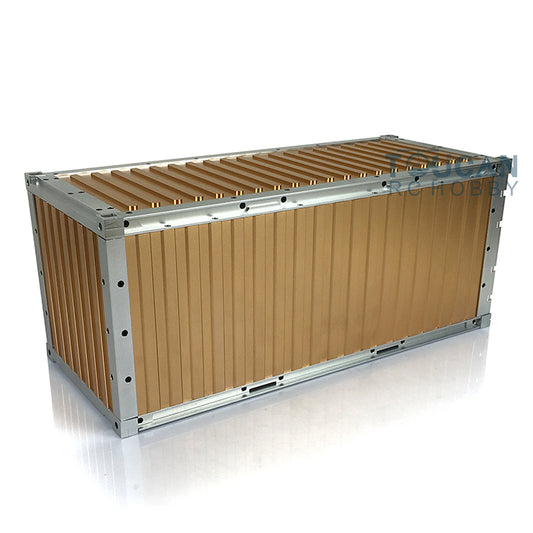 Toucanrc 20ft Vollmetallcontainer 436*182*193mm für 1/14 RC Sattelzugmaschine Anhänger Tamiyaya Modellfahrzeuge s