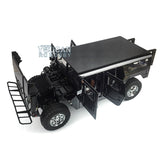 1/10 RC crawler 4x4 civilian version black chassis side view 329mm wheelbase 225mm track