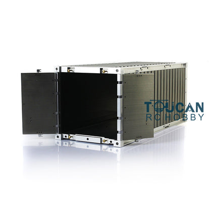 Toucanrc 20ft Vollmetall-Containerbox 436MM für Tamiyaya LESU 1/14 RC Traktor-LKW-Anhänger Modellfahrzeuge s