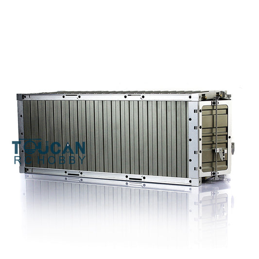 Toucanrc 20ft Full Metal Container Box 436MM forya LESU 1/14 RC Tractor Truck Trailer Model Vehicles s