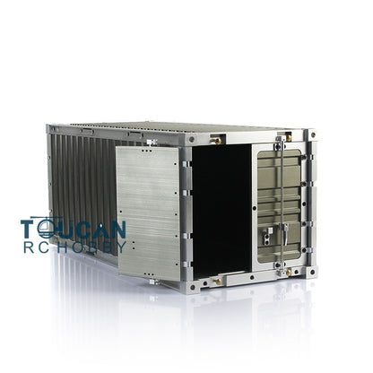 Toucanrc 20ft Vollmetall-Containerbox 436MM für Tamiyaya LESU 1/14 RC Traktor-LKW-Anhänger Modellfahrzeuge s