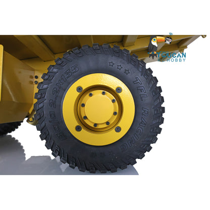 LZGH-C793D 1/20 Metal RC Hydraulic Self-Dump Mine Hauler Rock Tire w/Flysky I6X Radio Battery Excluded