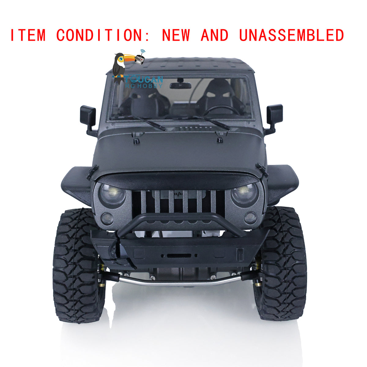 CAPO CUB2 JK Grün KIT 1/18 Metallchassis Crawler RC Auto W/O ESC Motor Servo Batterie Lichtsystem Flysky GT5 Sender 