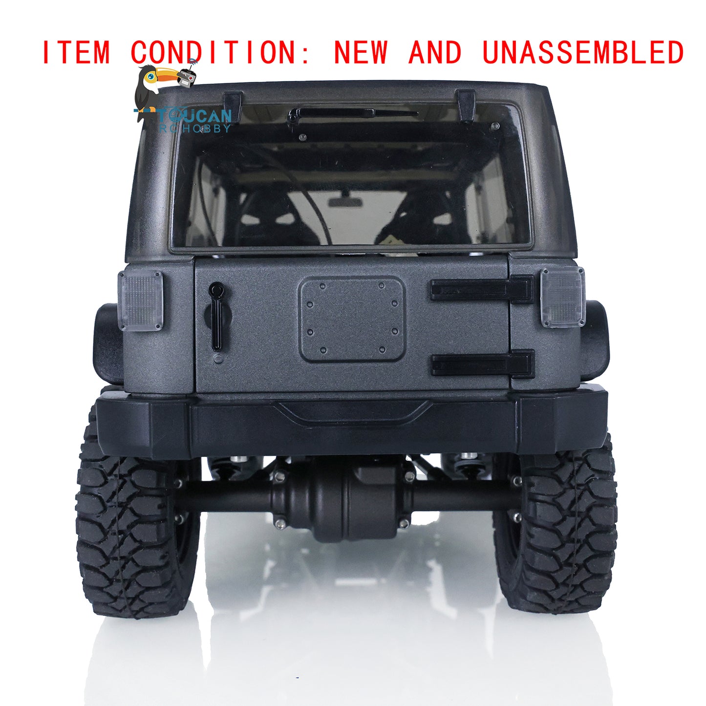 CAPO CUB2 JK Grün KIT 1/18 Metallchassis Crawler RC Auto W/O ESC Motor Servo Batterie Lichtsystem Flysky GT5 Sender 