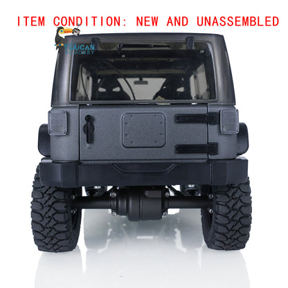 CAPO CUB2 JK Grün KIT 1/18 Metallchassis Crawler RC Auto W/O ESC Motor Servo Batterie Lichtsystem Flysky GT5 Sender 