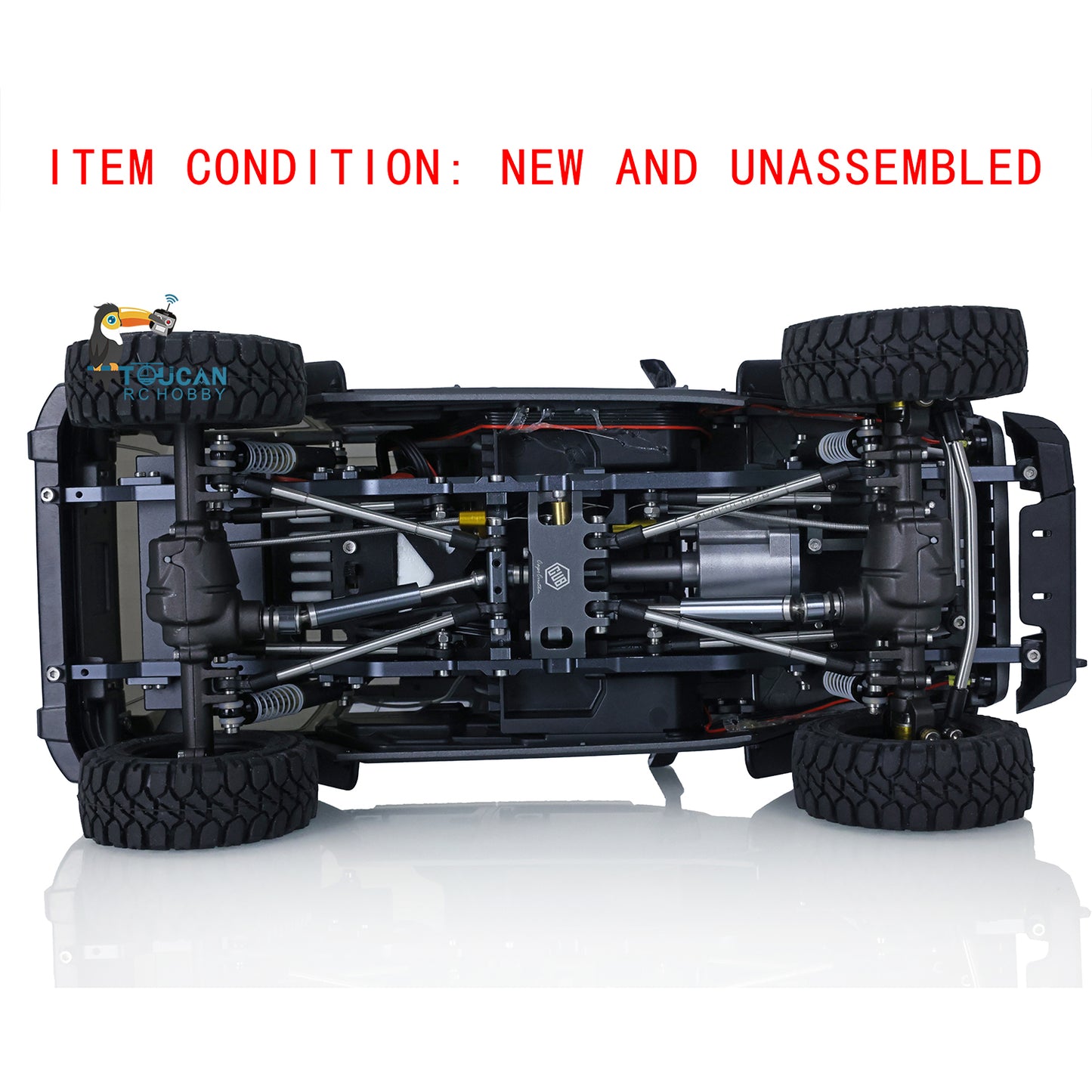 CAPO CUB2 JK Grün KIT 1/18 Metallchassis Crawler RC Auto W/O ESC Motor Servo Batterie Lichtsystem Flysky GT5 Sender 