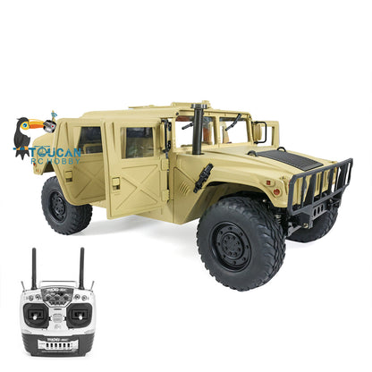 HG 1/10 4x4 US RC Militärfahrzeug P408 Fernbedienung Rennwagen Servo ESC Motor 16CH Funksystem a