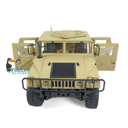 HG 1/10 4x4 US RC Militärfahrzeug P408 Fernbedienung Rennwagen Servo ESC Motor 16CH Funksystem a
