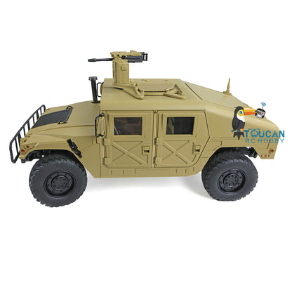 HG 1/10 4x4 US RC Militärfahrzeug P408 Fernbedienung Rennwagen Servo ESC Motor 16CH Funksystem a