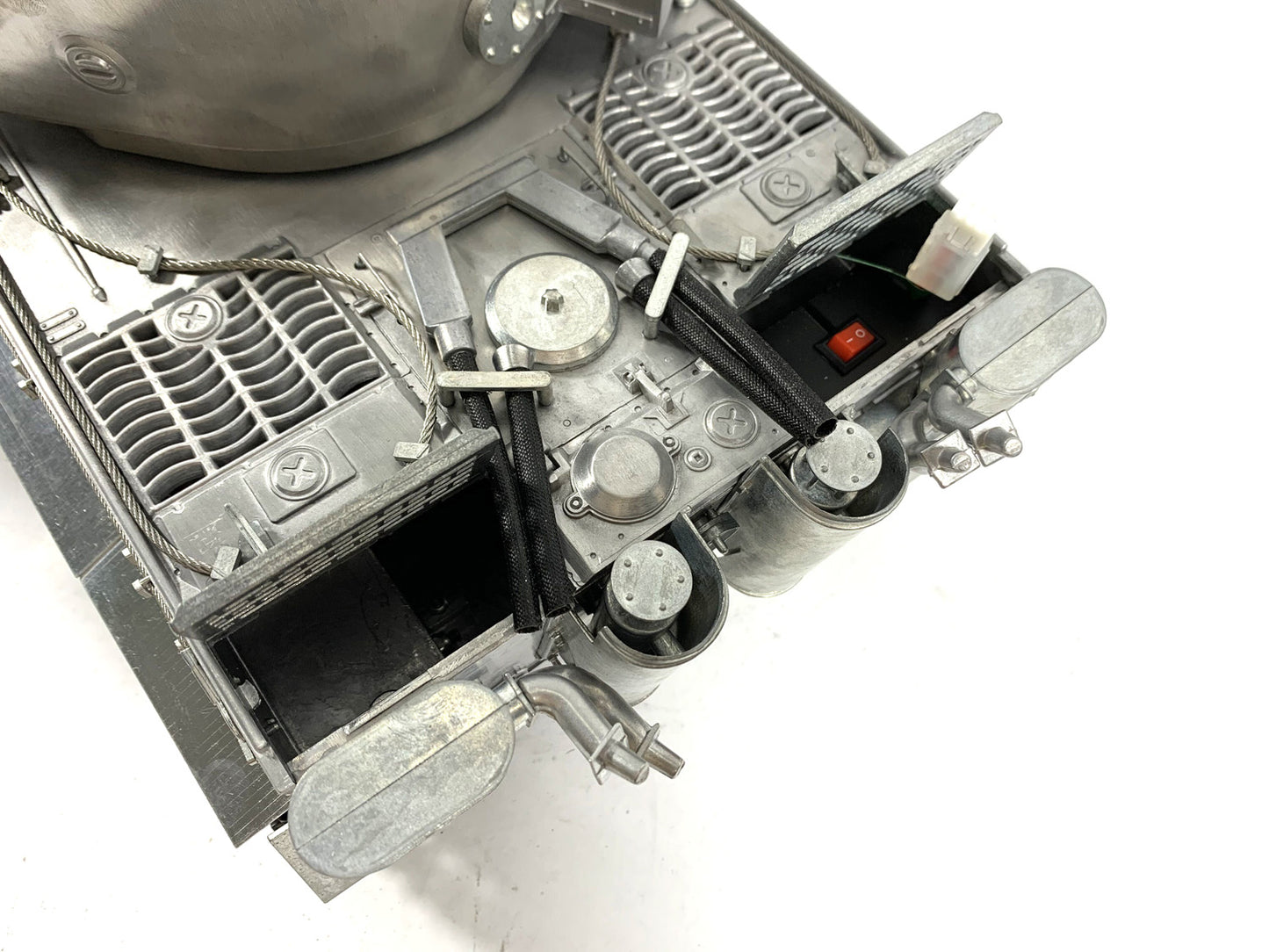 Mato 100% Metall 1/16 Deutscher Tiger I Infrarot-Laufrückstoß RTR RC Panzer 1220 Fernbedienung Modell Sender 360 Turm