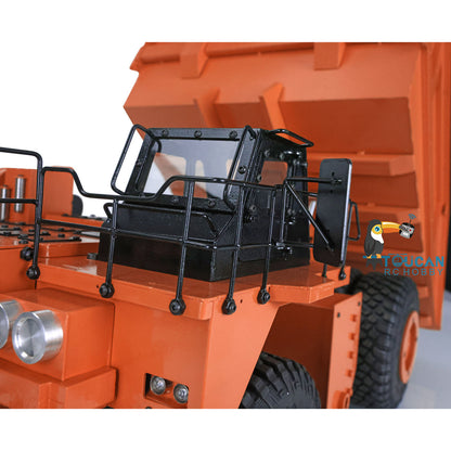 Orange 1/20 RC 793D Metall Hydraulischer Minen-LKW C793D Dumper Kipper I6X Radio ESC Motor Servo Lichtsystem Warntonsystem 