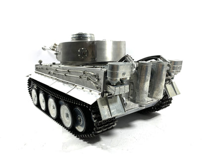 Mato 100% Metall 1/16 Deutscher Tiger I Infrarot-Laufrückstoß RTR RC Panzer 1220 Fernbedienung Modell Sender 360 Turm