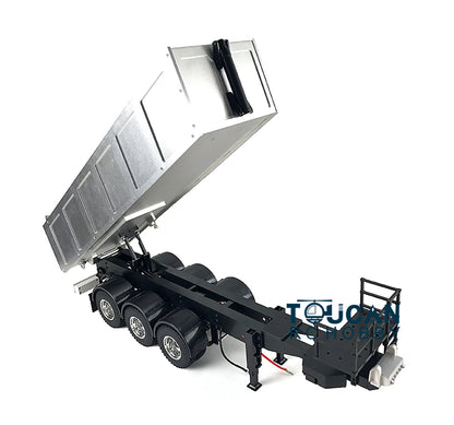 Toucanrc 1/14 RC Kipper Dump Trailer für Tamiyaya Fernbedienung Traktor Lkw KIT Modell l Fahrzeug 